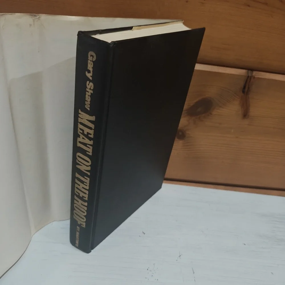 Meat On The Hoof Gary Shaw 1972 Vintage Dust Jacket 1st Edition 1st‎ Printing